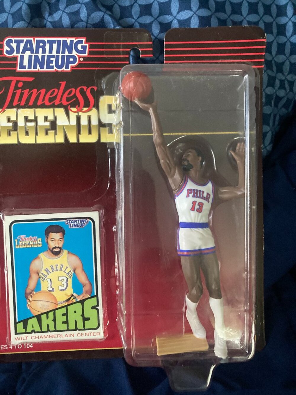 1996 Legends Starting Lineup Wilt Chamberlain Action Figure